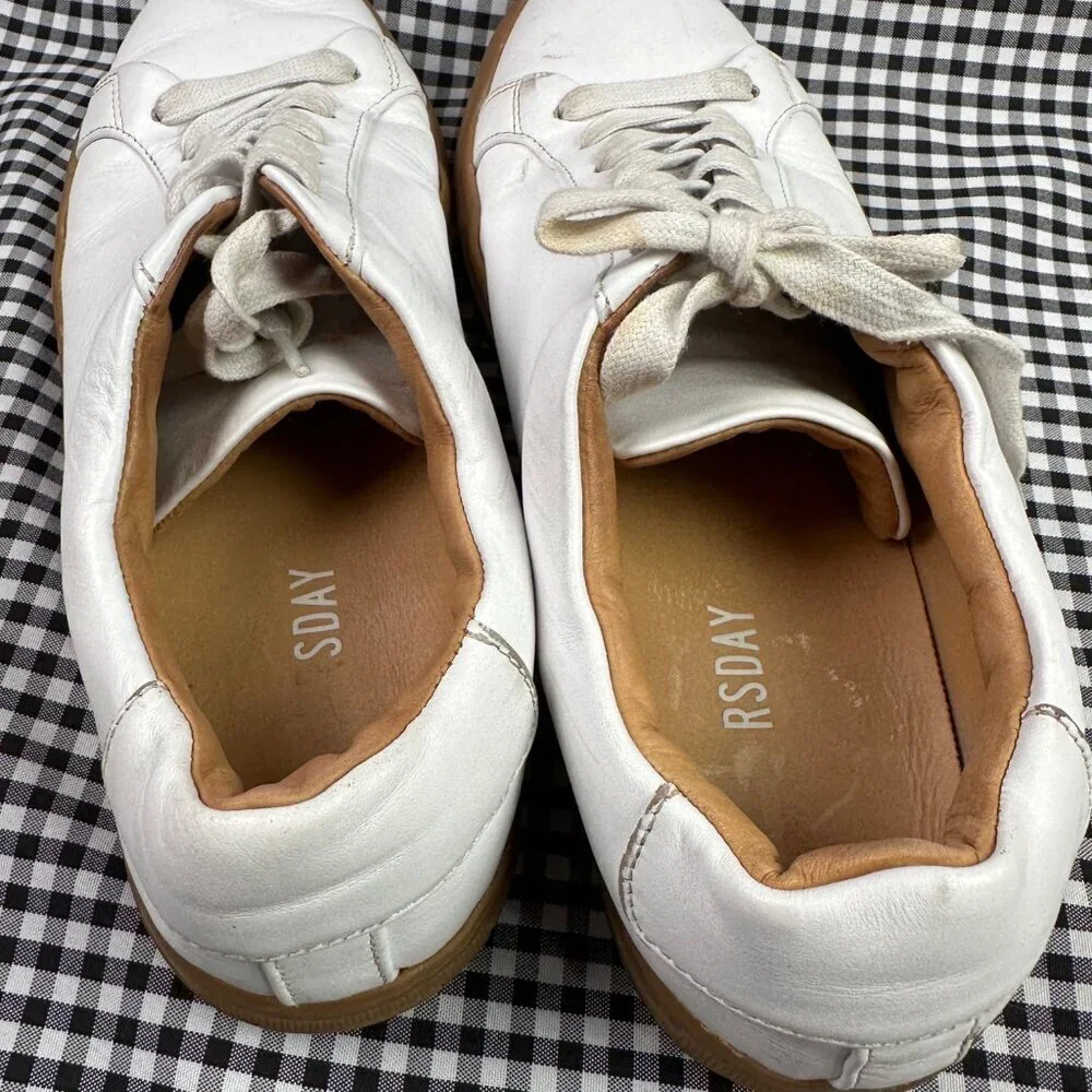 Thursday Boot Company Legacy Sneaker White Leather Gum Sole Men's Size 11.5